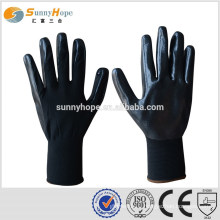 13gauge black safety work gloves